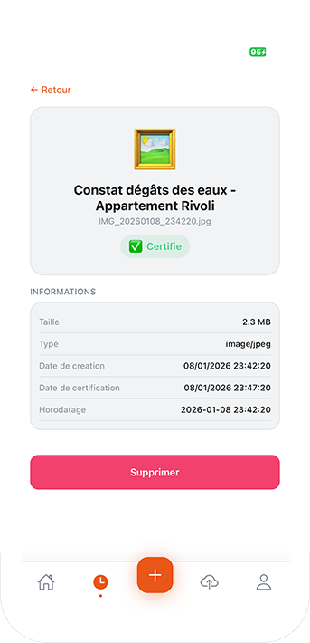 Certifiles — géolocalisation GPS