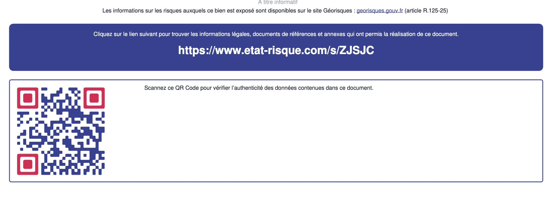 France ERP — QR code et annexes